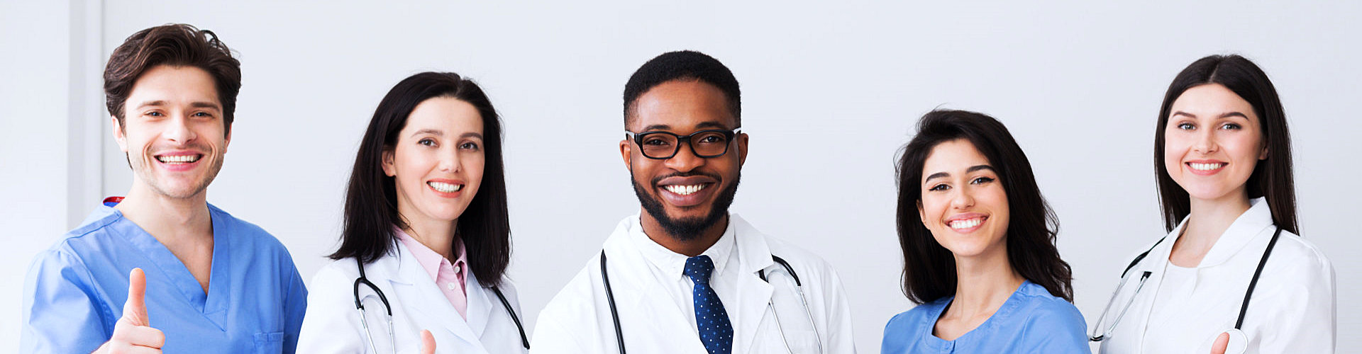 group of doctors smiling